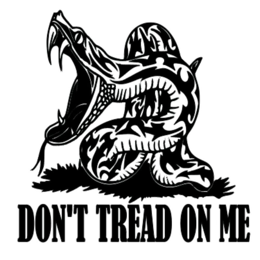 Don't Tread On Me Sticker Decal 5.5" x 5.5"